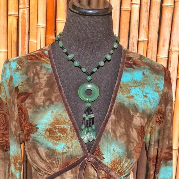 Fashion Jewelry Jewelry - 🛍2/$15or5/$25
Faux Stone & Bead Necklace 28”+5”